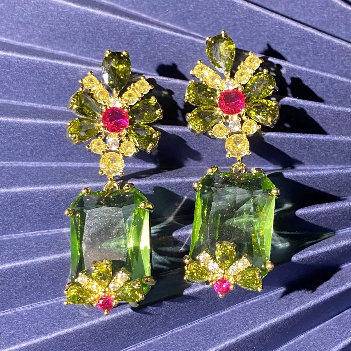 Bridal drop earrings