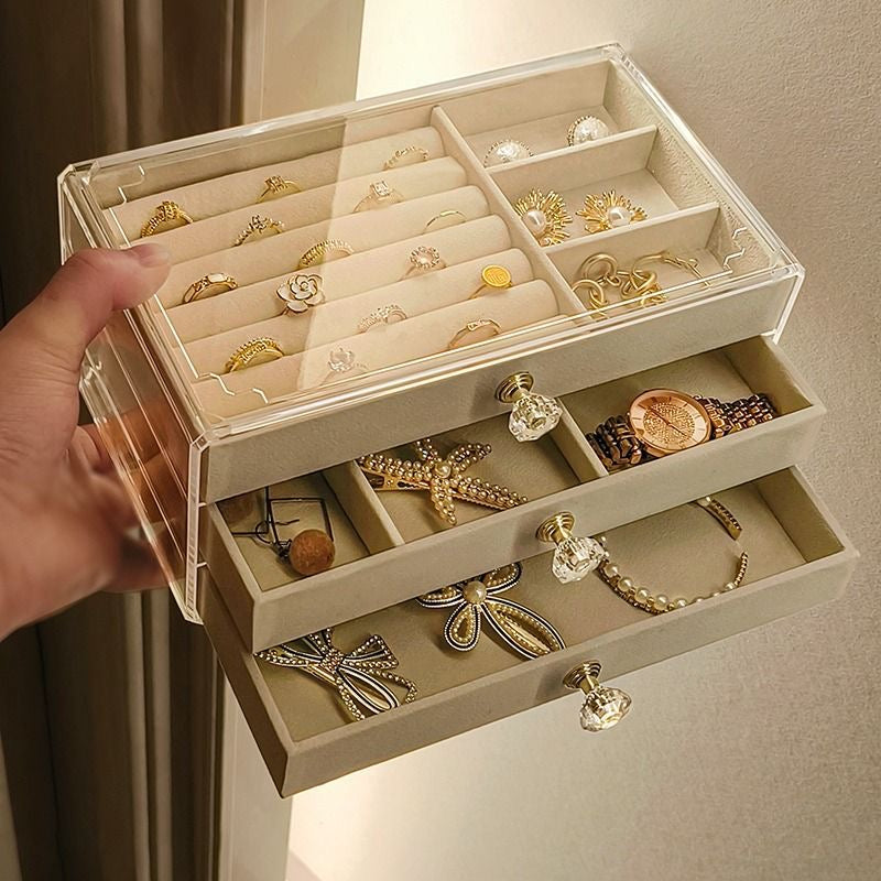 3 tier jewelry box