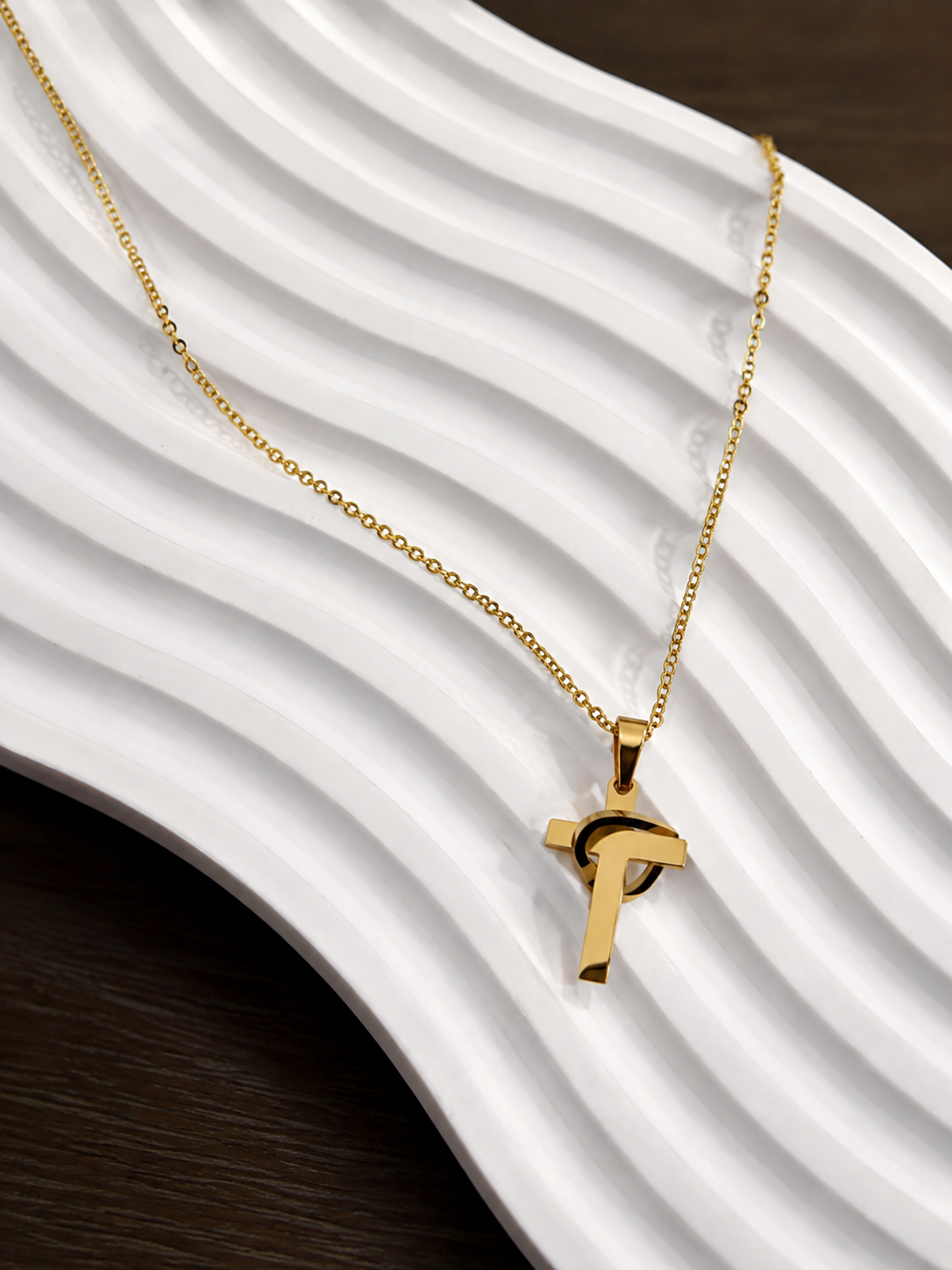 Lily divine orbit stainless necklace