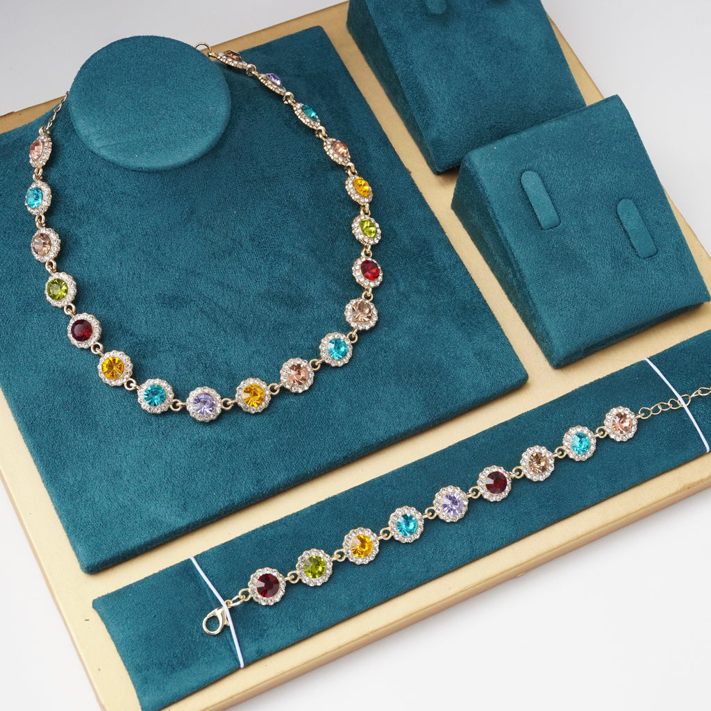 Rainbow gem set