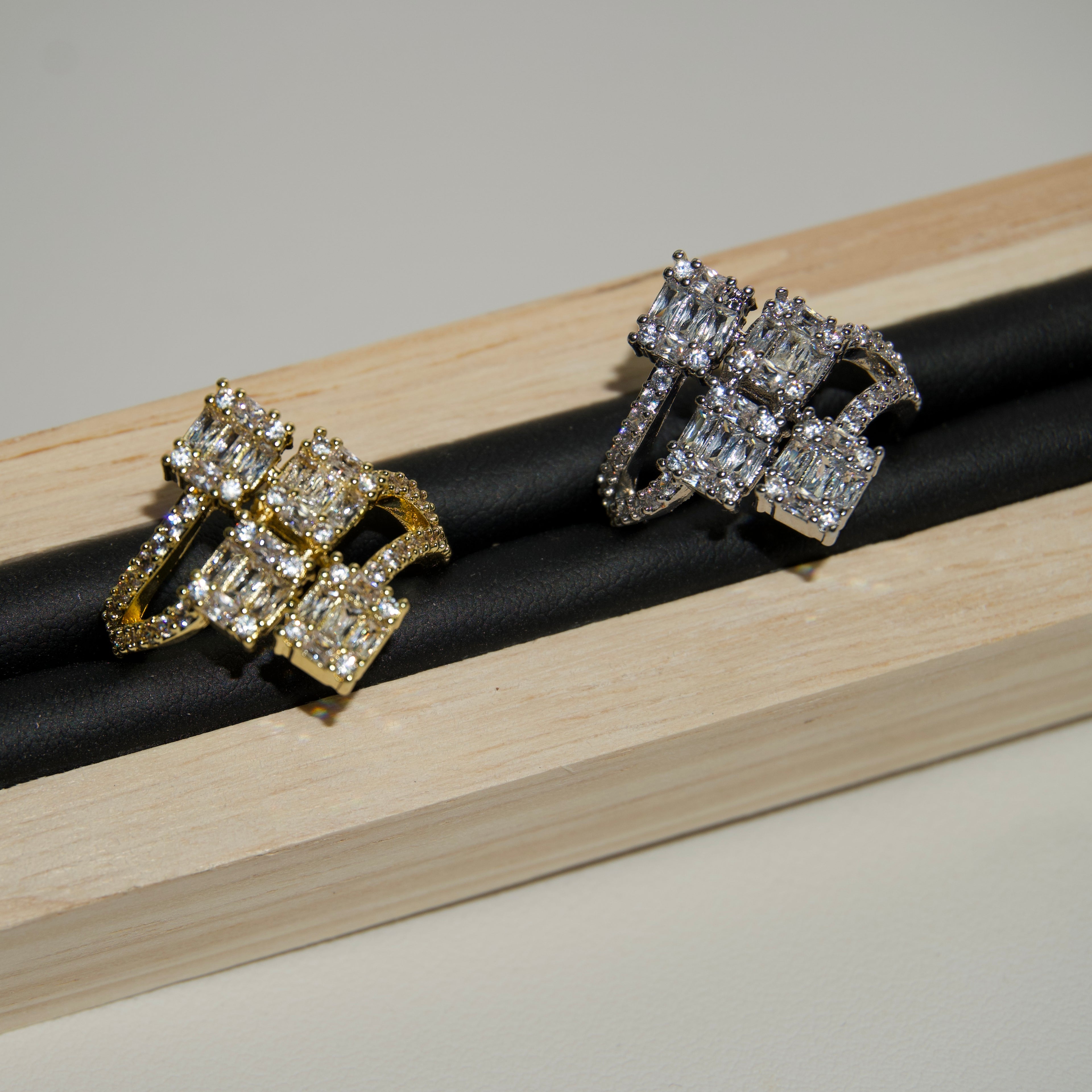 Ritz square stack ring