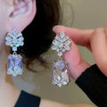 Bridal drop earrings