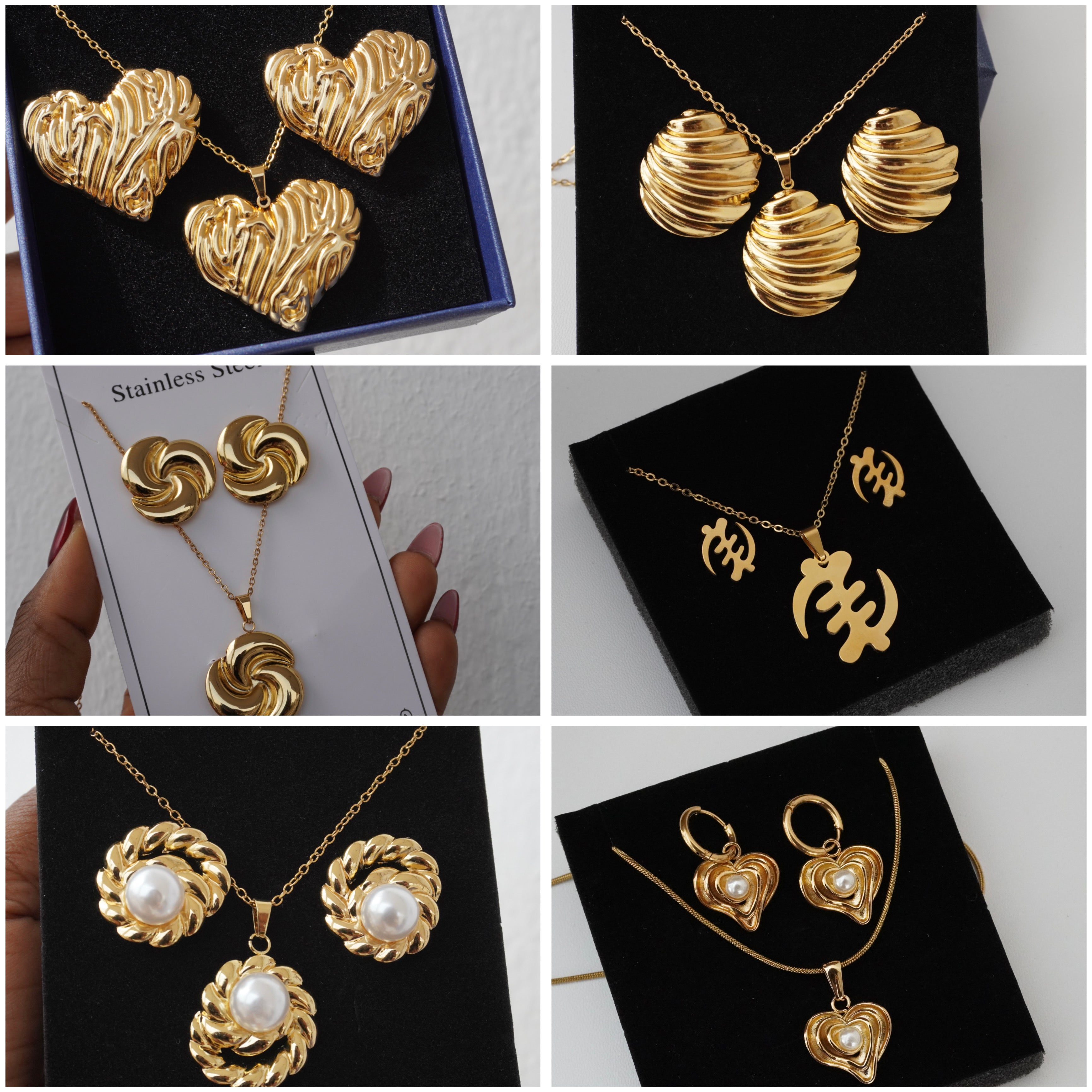 As gold matching sets
