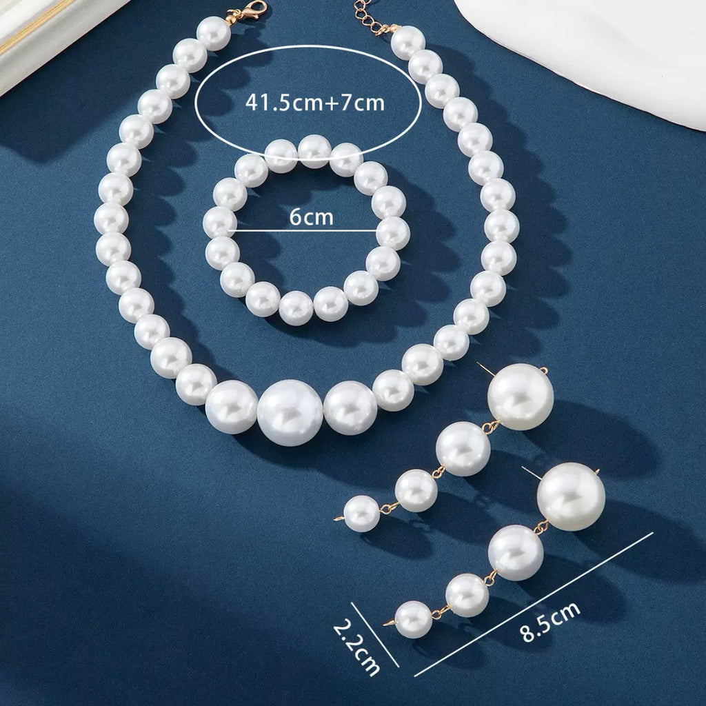 3 in 1 pearl set earring