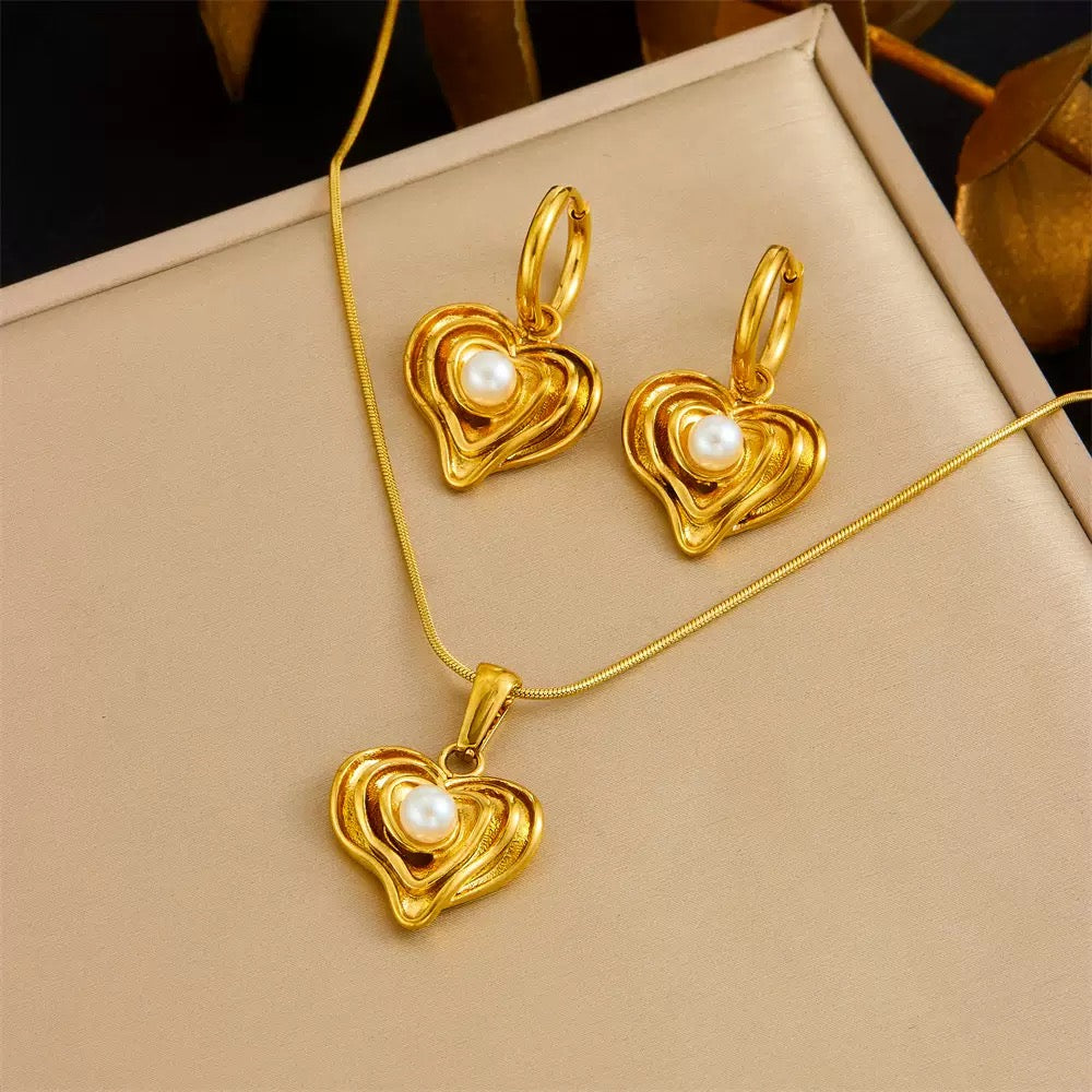 Tia matching set necklace