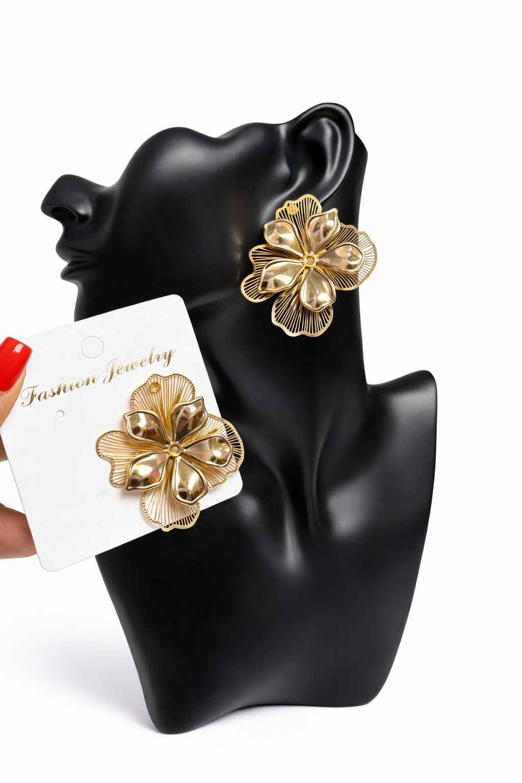 Ani gold earrings