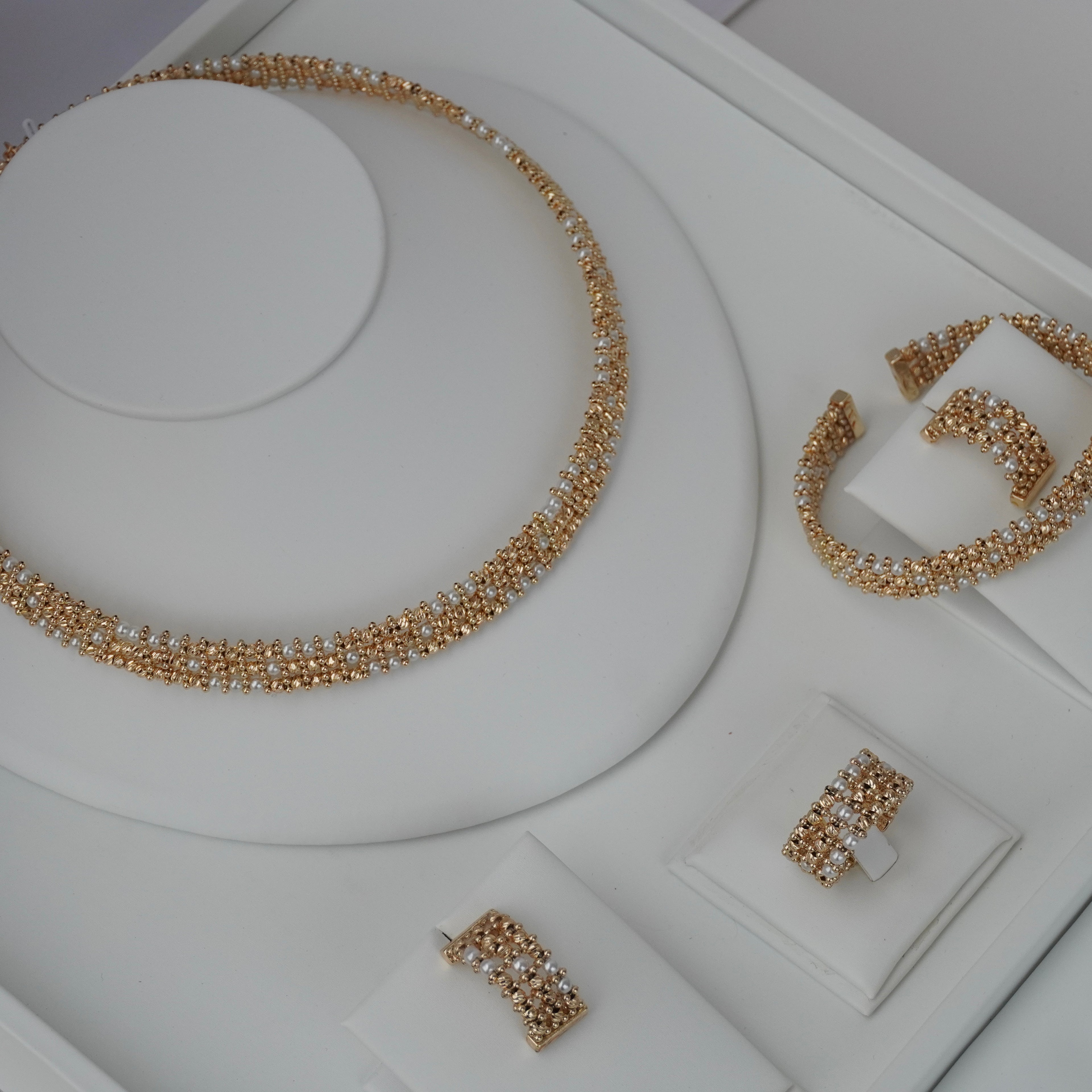 Celeste beaded luxe set