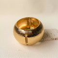 Large textured sphere bangle