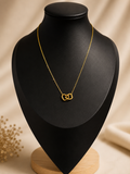 Lily tangled heart stainless necklace